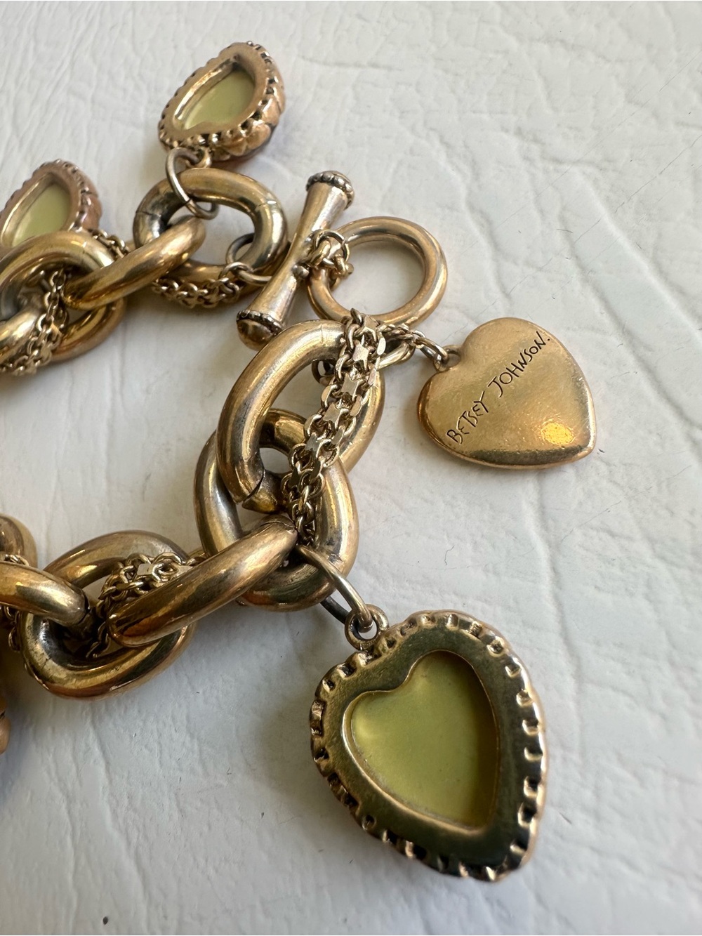 Betsey Johnson leopard print charm bracelet - Picture 5 of 5